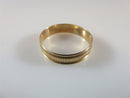 Vintage/Antique Unisex 14K Rose Gold Textured 4.5mm Wedding Band Ring Size 7.25 - Just Stuff I Sell