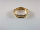 Vintage/Antique Unisex 14K Rose Gold Textured 4.5mm Wedding Band Ring Size 7.25 - Just Stuff I Sell