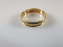 Vintage/Antique Unisex 14K Rose Gold Textured 4.5mm Wedding Band Ring Size 7.25 - Just Stuff I Sell