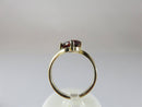 14K Yellow Gold 1 Carat Oval Cut Garnet Solitaire Ring Size 4.5 & 2.4 Grams - Just Stuff I Sell