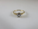 14K Yellow Gold Setting Size 6.75 Promise Ring or Setting 1 Carat Sapphire - Just Stuff I Sell