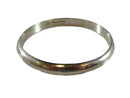 925 Sterling 8.4mm Deep Bangle Bracelet 8" Circ. 2 5/8" Acr Signed TR-169/8 - Just Stuff I Sell