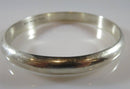 925 Sterling 8.4mm Deep Bangle Bracelet 8" Circ. 2 5/8" Acr Signed TR-169/8 - Just Stuff I Sell