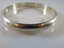 925 Sterling 8.4mm Deep Bangle Bracelet 8" Circ. 2 5/8" Acr Signed TR-169/8 - Just Stuff I Sell