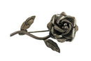 Beautiful 3D Rose Sterling Silver Brooch Taxco Signed SCC 925 (TC)-18 — Taxco Jewelry • Sterling Silver, Silver — front view