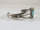 Very Nice Vintage 4.5" Sterling Silver Turquoise Southwestern Navajo Cuff - Just Stuff I Sell