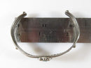 Very Nice Vintage 4.5" Sterling Silver Turquoise Southwestern Navajo Cuff - Just Stuff I Sell