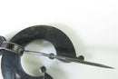 Antique French Sterling Silver Penannular Kilt Cloak Pin Brooch Rose Cut Paste - Just Stuff I Sell