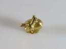 18K Yellow Gold 3D Aries Ram Charm/Pendant Brushed Gold Solid 7.1 Gram 18K Gold - Just Stuff I Sell