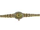 14K Gold Diamond & Sapphire Swiss Made Exquisite Quartz Watch Womens 16.8 Grams - Just Stuff I Sell