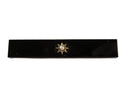 14K Gold Onyx Seed Pearl Mourning Brooch Bar Style 2 3/8" Long 9.7 grams - Just Stuff I Sell