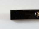 14K Gold Onyx Seed Pearl Mourning Brooch Bar Style 2 3/8" Long 9.7 grams - Just Stuff I Sell