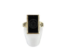 10K Yellow Gold Campbell University BA Class Ring Engraved Onyx 8.1 Gram Sz 8.25 - Just Stuff I Sell