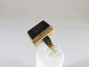 10K Yellow Gold Campbell University BA Class Ring Engraved Onyx 8.1 Gram Sz 8.25 - Just Stuff I Sell