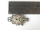 Art Nouveau Belle Epoque Sterling Silver Marcasite Floral Bouquet Scarf Clip - Just Stuff I Sell