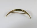 Lovely Victorian Edwardian Crescent Moon Pin 14K Yellow Gold Wedding Gift - Just Stuff I Sell