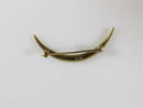 Lovely Victorian Edwardian Crescent Moon Pin 14K Yellow Gold Wedding Gift - Just Stuff I Sell
