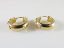 Classic 12K Yellow & Pink Leaves Black Hills Gold Coleman Co Hoop Earrings - Just Stuff I Sell