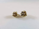 10K Diamond Stud Earrings with 14K Diamond Jacket Wraps - No Backs - Just Stuff I Sell