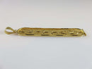 Egyptian Hieroglyph Cartouche Brittany 14K Solid Yellow Gold 2 1/4" 2.8 Grams - Just Stuff I Sell