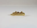 Ocean Princess Cruise Line Ship 14K Yellow Gold Travel Pendant Princess Cruises - Just Stuff I Sell