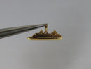 Ocean Princess Cruise Line Ship 14K Yellow Gold Travel Pendant Princess Cruises - Just Stuff I Sell