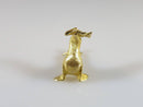 Cute Seal with Fish Solid 14K Yellow Gold 3D Travel Charm/Pendant - Just Stuff I Sell