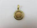Rare John F Kennedy 13mm Gold Coin/Token in 14K Yellow Gold Pendant 585 VR - Just Stuff I Sell