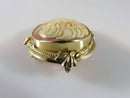Lovely Vintage 14K Yellow Gold Carved Cameo Brooch & Pendant Signed LL 6.2 grams - Just Stuff I Sell