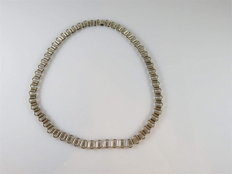 Nifty 27 gram 15 1/2" TL Sterling Silver Modern Book Chain Style Necklace - Just Stuff I Sell