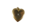 Victorian 10K Yellow Gold 4 gram Rough Cut Diamond Heart Pendant Charm - Just Stuff I Sell
