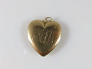 Victorian 10K Yellow Gold 4 gram Rough Cut Diamond Heart Pendant Charm - Just Stuff I Sell