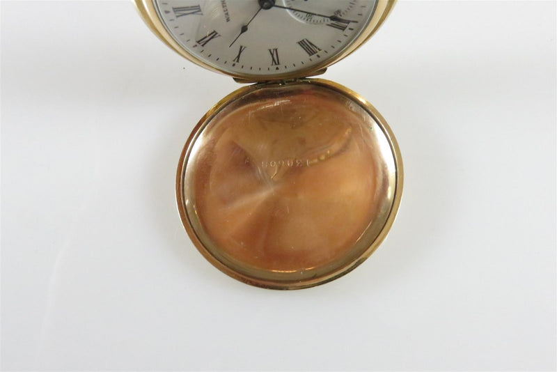 Waltham 1890 Seaside Pocket Watch 6S 15 Jewel Double Hunter Cashier Case - Just Stuff I Sell