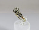 Vintage 14K Bi Gold 5 Diamond Engagement/Promise Ring Size 4.75 - Just Stuff I Sell