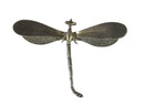 Vintage Sterling Silver Dragonfly Pin Brooch 3" x 2" Mexico Signed L-NJ — Taxco Jewelry • Sterling Silver, Silver — front vie