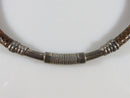 Vintage Sterling Silver Snake Skin Solid Sterling Mexico Choker Necklace - Just Stuff I Sell