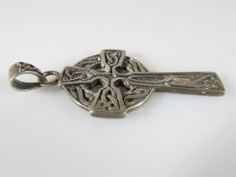 Peter Stone Sterling Silver Celtic Knot Works Sterling Silver Cross Pendant - Just Stuff I Sell