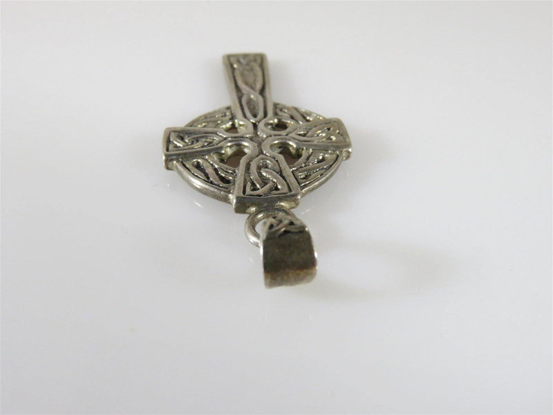 Peter Stone Sterling Silver Celtic Knot Works Sterling Silver Cross Pendant - Just Stuff I Sell