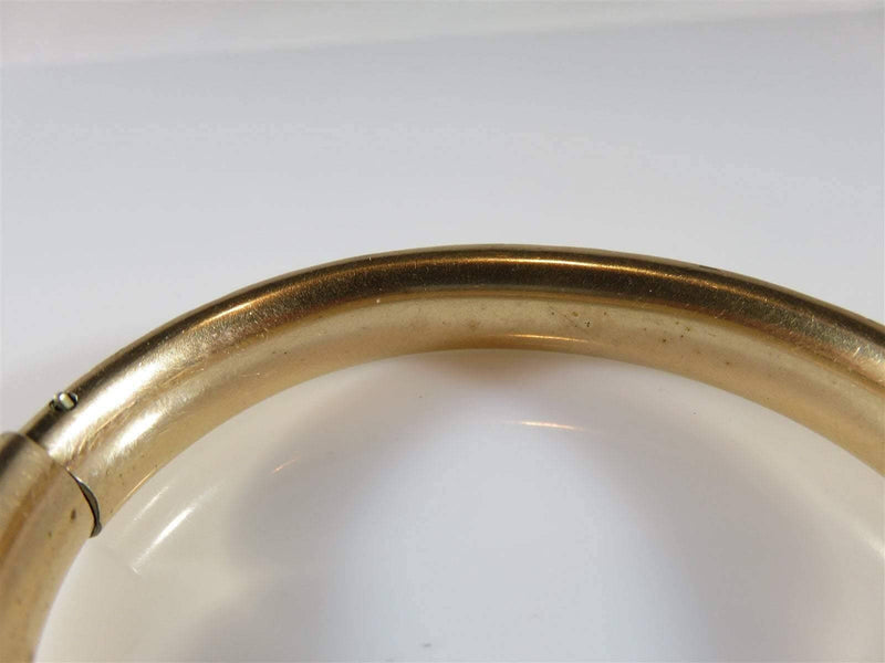 Antique Victorian Gold Filled Etched Bracelet Cam & Co Approx 6 1/2" Wrist - Just Stuff I Sell