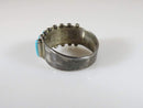 Zuni Sterling Silver Needlepoint Turquoise Ring Size 4.75 Signed G. ACQUE - Just Stuff I Sell