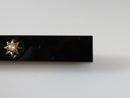 14K Gold Onyx Seed Pearl Mourning Brooch Bar Style 2 3/8" Long 9.7 grams - Just Stuff I Sell