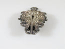 Art Nouveau Belle Epoque Sterling Silver Marcasite Floral Bouquet Scarf Clip - Just Stuff I Sell