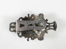 Art Nouveau Belle Epoque Sterling Silver Marcasite Floral Bouquet Scarf Clip - Just Stuff I Sell