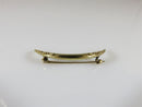 Lovely Victorian Edwardian Crescent Moon Pin 14K Yellow Gold Wedding Gift - Just Stuff I Sell