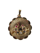 Large Together Forever 14K Gold Love Bird Anniversary Charm/Pendant 4 Grams - Just Stuff I Sell