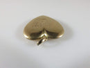 Victorian 10K Yellow Gold 4 gram Rough Cut Diamond Heart Pendant Charm - Just Stuff I Sell