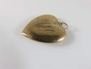 Victorian 10K Yellow Gold 4 gram Rough Cut Diamond Heart Pendant Charm - Just Stuff I Sell