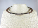 Vintage Sterling Silver Snake Skin Solid Sterling Mexico Choker Necklace - Just Stuff I Sell