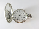 Waltham Watch 7J 18S Fahys Coin Silver Fancy Double Hunter Case No 1 Model 1883 - Just Stuff I Sell