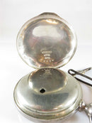 1870 Illinois Currier Key Wind 18S Fahys Coin Silver Double Hunter Case No 1 - Just Stuff I Sell